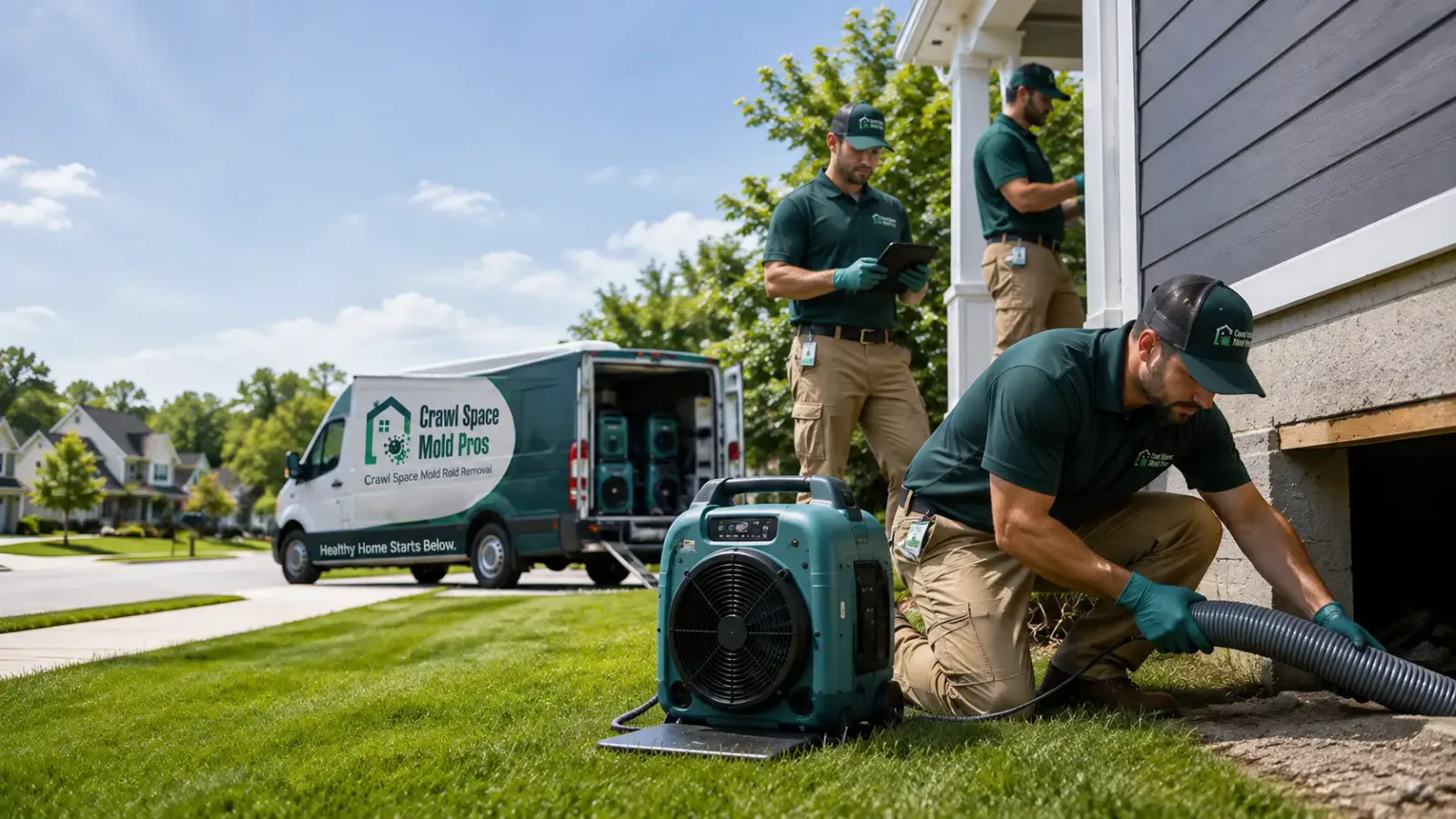 Crawl Space Mold Removal in Drewsville, NH
